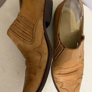 Vtg Seychelles Leather Booties Shoes Western 5.5